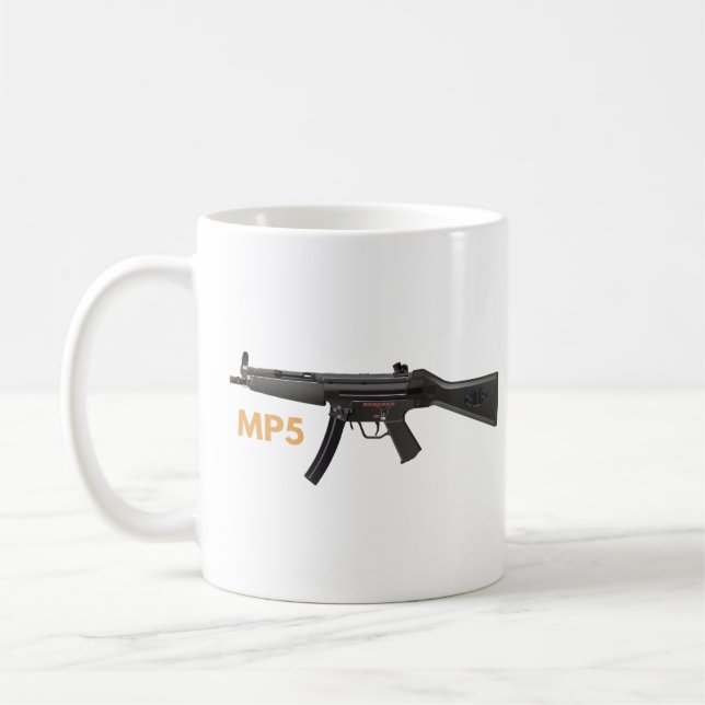 MP5-underdatorns handbok Kaffemugg (Vänster)