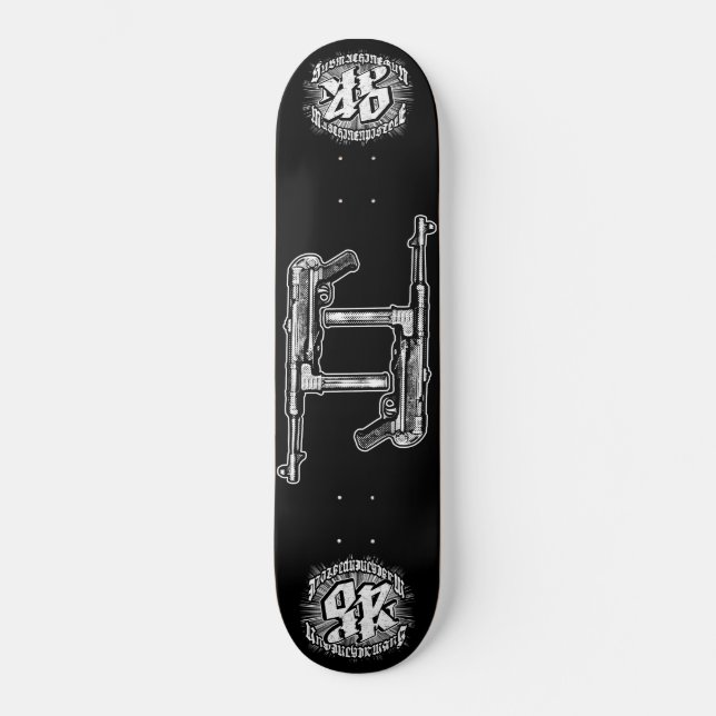 MP 40 8 1/8-tums Skateboard (Framsida)