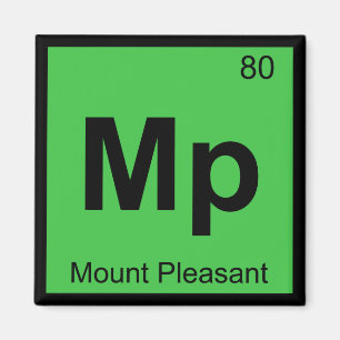 Mp - berget Pleasant South Carolina Chemistry City Magnet