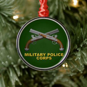 MP Militärpolis jul Julgransprydnad Metall