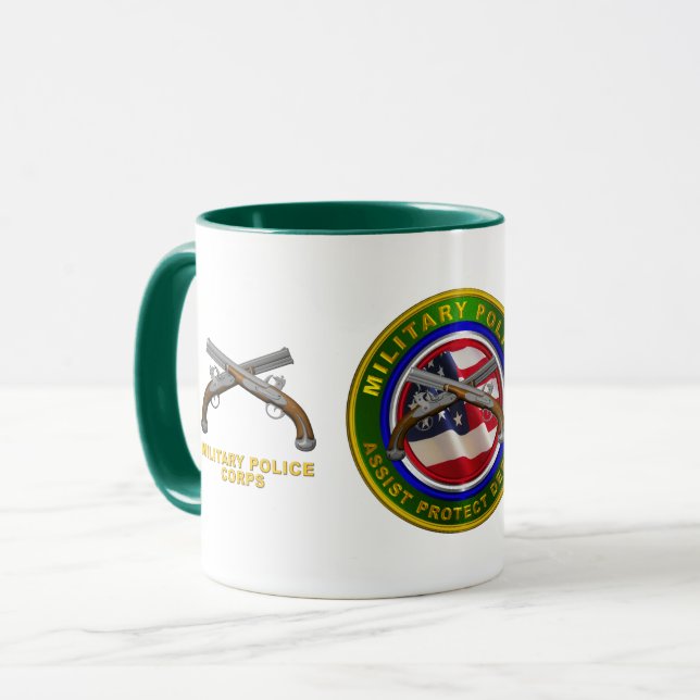 MP Militärpoliskår Veteran  Mugg (Framsida vänster)