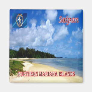 MP - Nordmarianerna Saipan Tanapag Beach Magnet