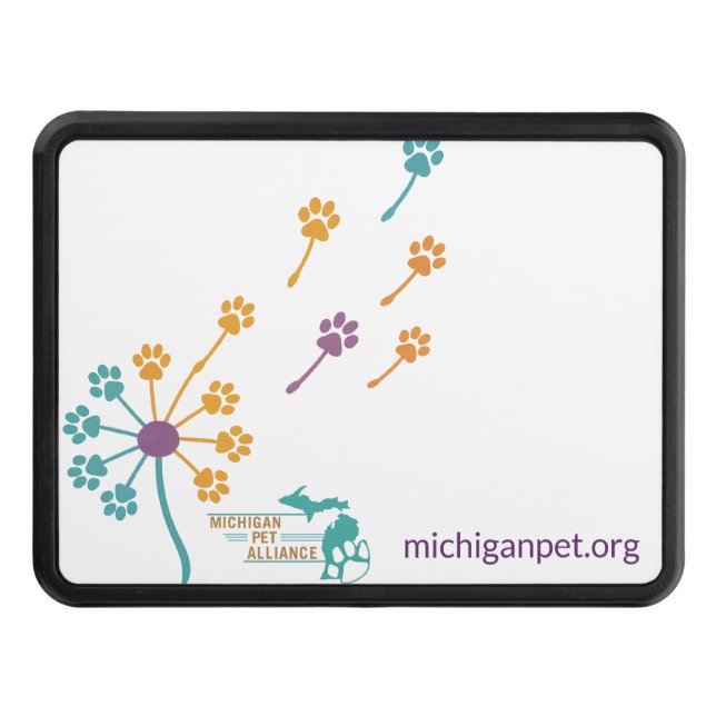 MPA Dandelion Tass avtryck Hitch Cover Dragkroksskydd (Framsidan)