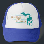 MPA-Truckerkeps Keps<br><div class="desc">Truckerkeps med Michigan Pet Alliance logotyp.</div>