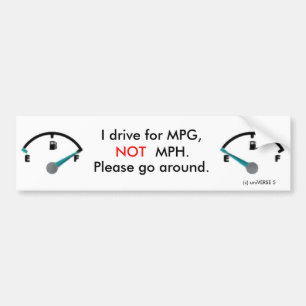 MPH för MPG inte Bildekal