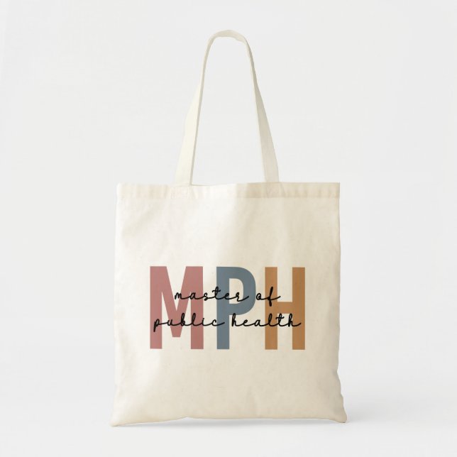 MPH Master of Public Health Studenten Tygkasse (Framsidan)