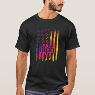 Mph US Flagga Public Health Studenten Master's Deg T Shirt