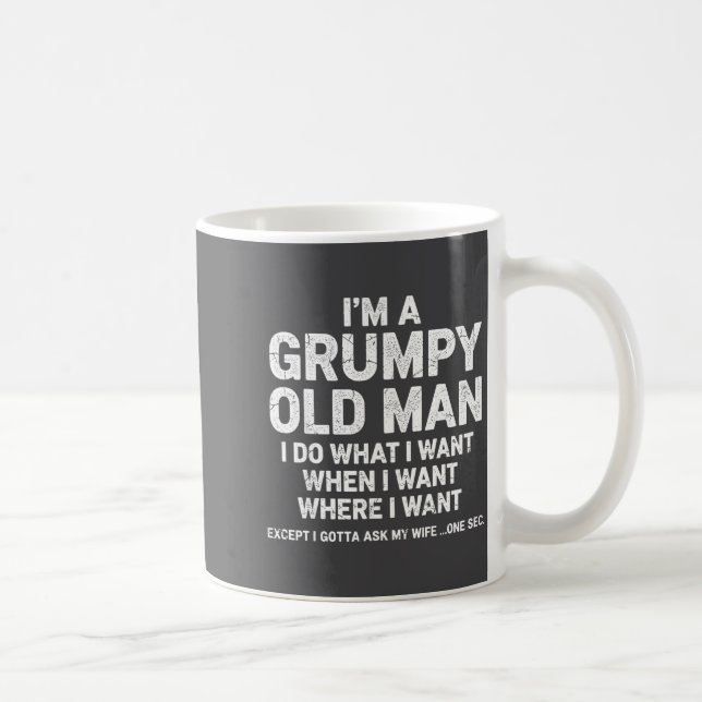 Mpy Gammal Man Rollig Pappa Make Farfar Humor  Kaffemugg (Höger)