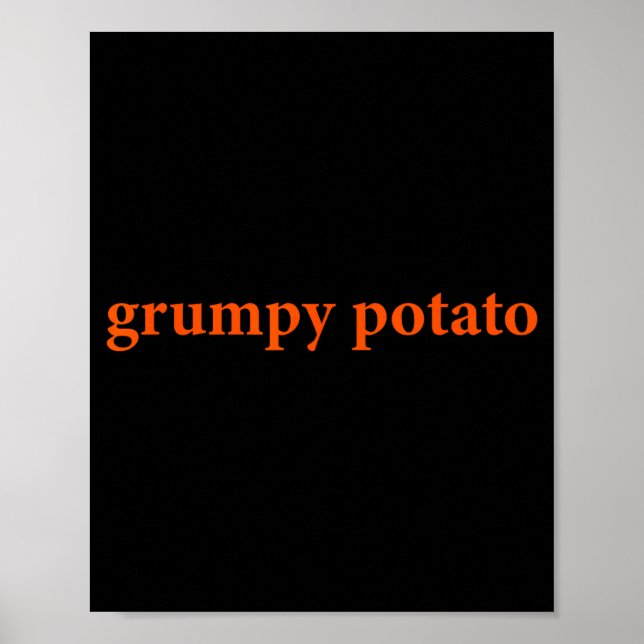 Mpy Tato Funny Thanksgiving Matching Couples Humor Poster (Framsidan)