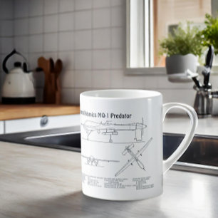 MQ-1 Predator UAV - Flygplanets BD Kaffemugg