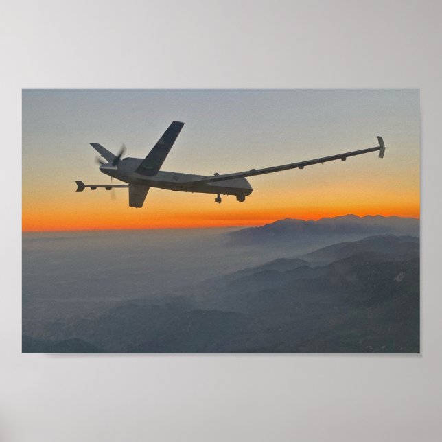MQ-9-rabatt i bergsområden Poster (Framsidan)