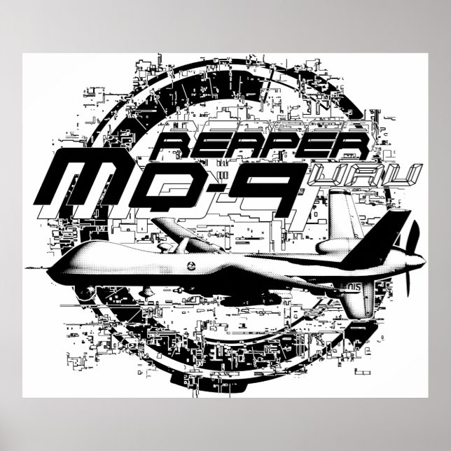 MQ-9-rabatt Poster (Framsidan)