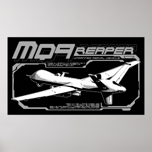 MQ-9-rabatt Poster (Framsidan)
