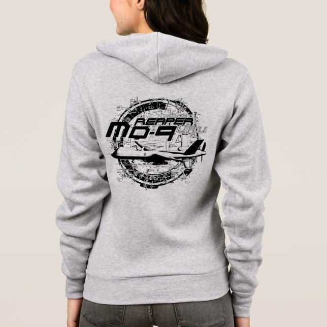 MQ-9-rabatt T Shirt (Baksida)