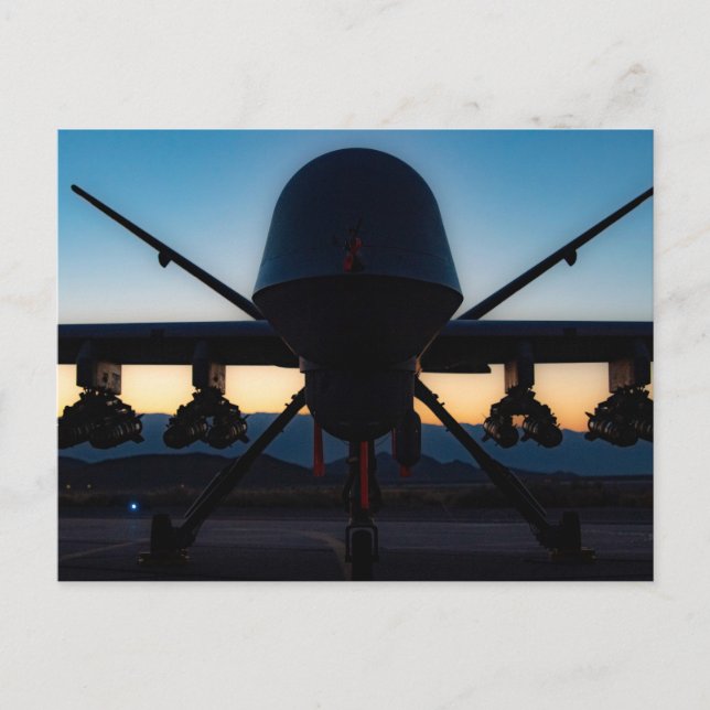 MQ-9 Reaper Vykort (Framsida)