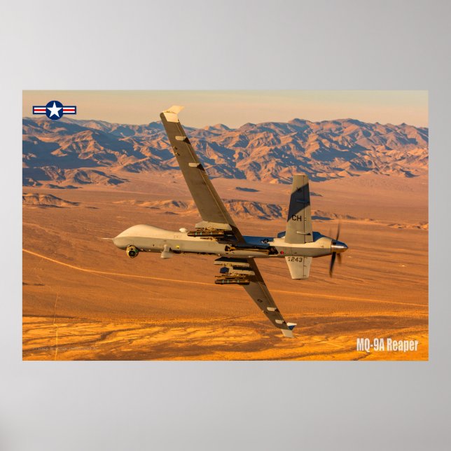 MQ-9A-REAPER POSTER (Framsidan)