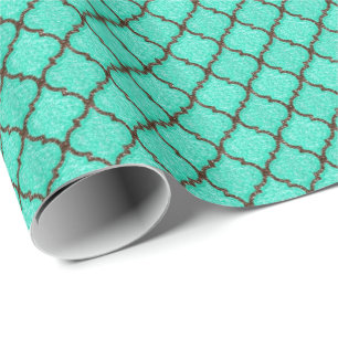 MQF Sequins-Mint-Chocolate-GIFT WRAP Presentpapper