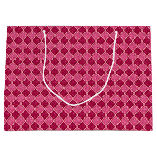 MQF Sequins-Rosa-Magenta-GIFT BAG L