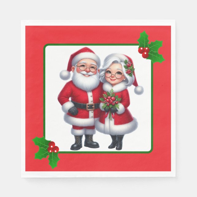 Mr. And Mrs. Claus  Pappersservett (Framsidan)