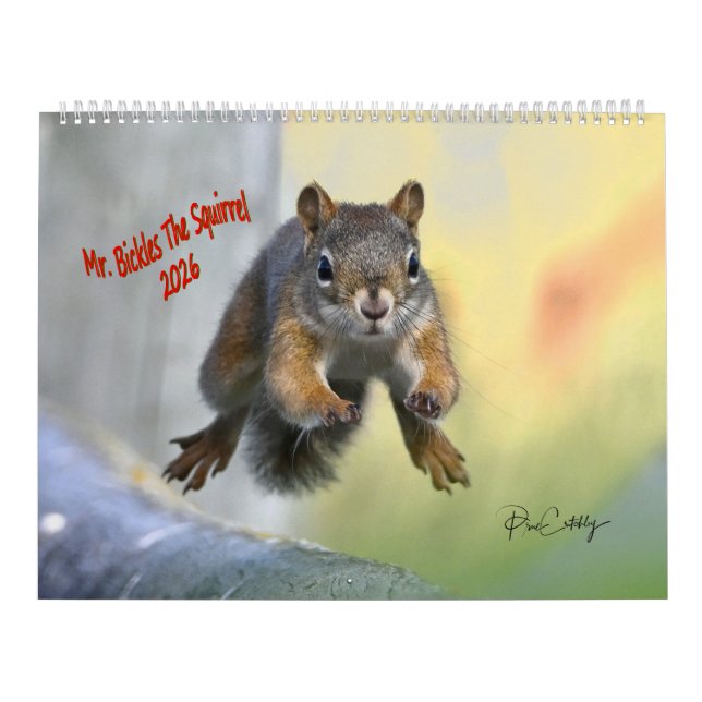 Mr. Bickles The Squirrel 2026 calendar large  Kalender (Omslag)