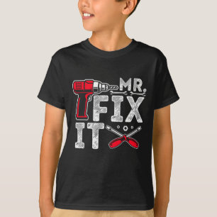 Mr Break it, Fix it funny Pappa & Son Matching Tjo T Shirt