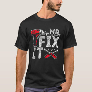 Mr Break it Fix it Pappa & Son Matching Pappor T Shirt