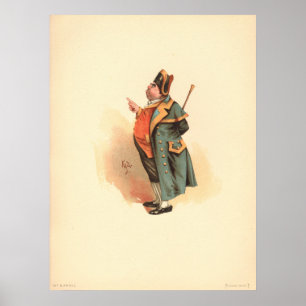 Mr Bumble från Oliver Twist Poster