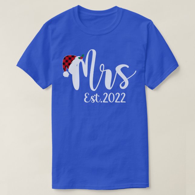 Mr Claus & Mrs Claus Est T Shirt (Design framsida)