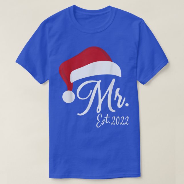 Mr Claus & Mrs Claus Est T Shirt (Design framsida)