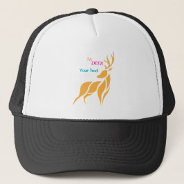 Mr. Deer Grafik – Rustik Skogsstil Keps