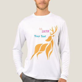 Mr. Deer Grafik – Rustik Skogsstil T Shirt