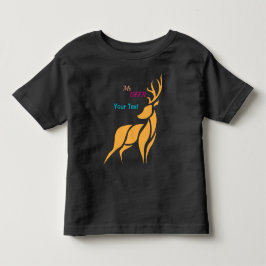 Mr. Deer Grafik – Rustik Skogsstil T Shirt