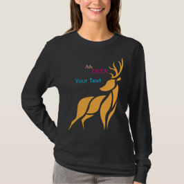 Mr. Deer Graphic – Rustic Woodland Style T Shirt