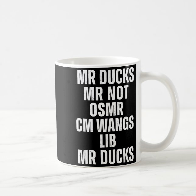 Mr Ducks Mr Not Duck Joke Phonetic Puzzle  Kaffemugg (Höger)