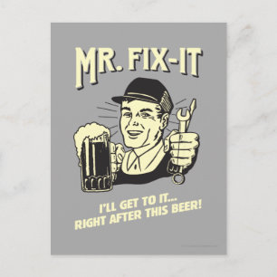 Mr Fixit: Efter detta öl Vykort