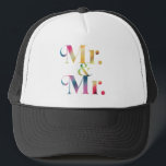 Mr. & Gay Bachelor Party Gay Marriage Keps<br><div class="desc">Mr. & Gay Bachelor Party Gay Marriage</div>