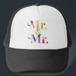 Mr. & Gay Bachelor Party Gay Marriage Keps<br><div class="desc">Mr. & Gay Bachelor Party Gay Marriage</div>