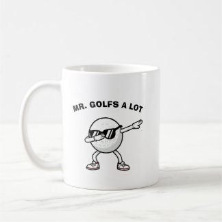 MR. GOLFS A LOT,Funny Golf Kaffemugg