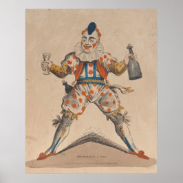Mr Grimaldi as Joey the Clown 1822 Poster