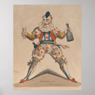 Mr Grimaldi as Joey the Clown 1822 Poster
