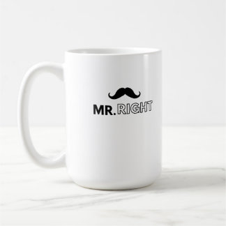 Mr Höger perfekt matchande par för honom Kaffemugg