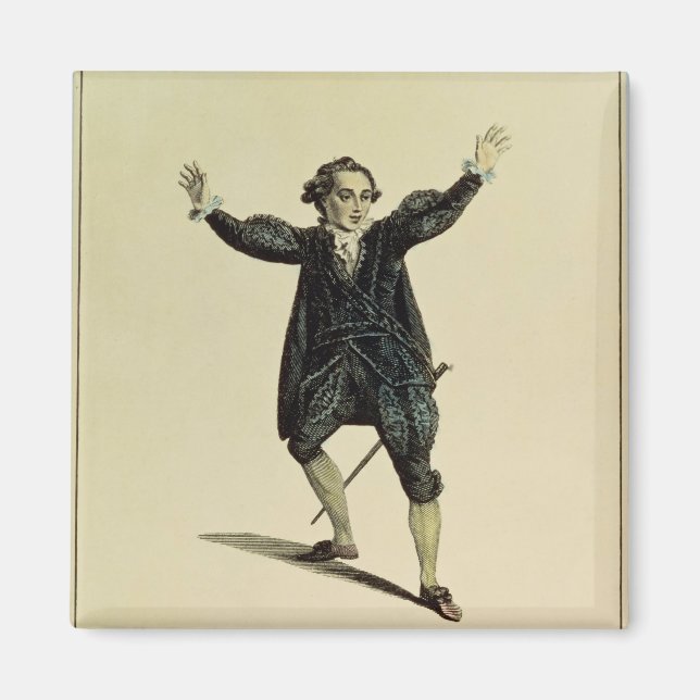 Mr Holman i Romeo, pub. 1784 Magnet (Framsidan)