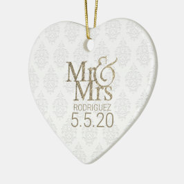 Mr & Keepsaké Julgransprydnad Keramik