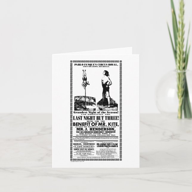 Mr Kite - Note Card Kort (Framsida)