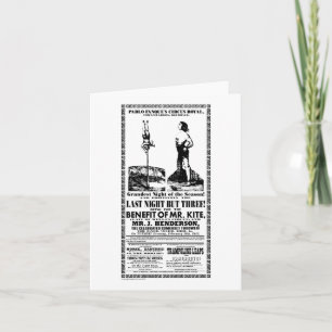 Mr Kite - Note Card Kort