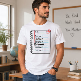 Mr Lärare Anteckningsbok Namn Övning Betyg A Plus T Shirt