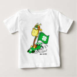 Mr Lucky. Funny Giraffe St.Patrick's Day T Shirt