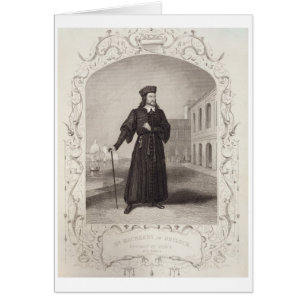 Mr Macready as Shylock, Act I Scene 3, in 'The Mer Hälsningskort