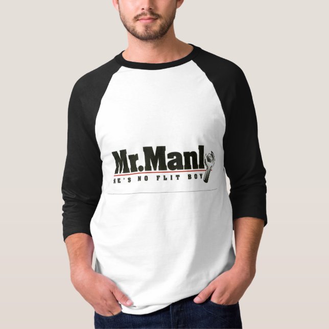 Mr.Manly-logotypT-tröja Tee (Framsida)