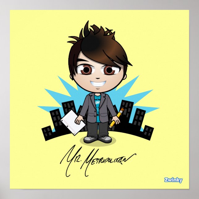 "Mr Metropolitan" Poster (Framsidan)